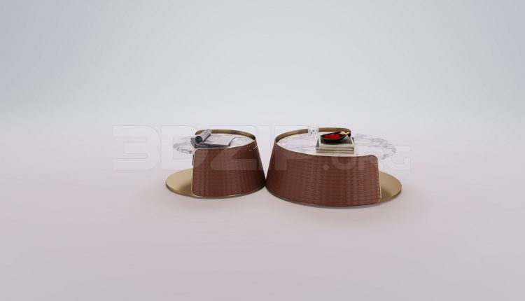 18730. Free 3Ds Max Tea Table Model Download (1)