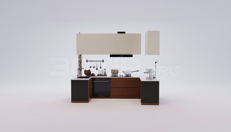 18748. Download Free 3Ds Max Kitchen Model (2)