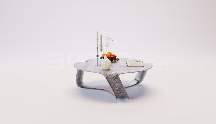 18765. Free 3Ds Max Tea Table Model Download (1)