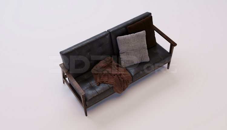 18771. 3Ds Max Sofa Free 3D Model Download (1)