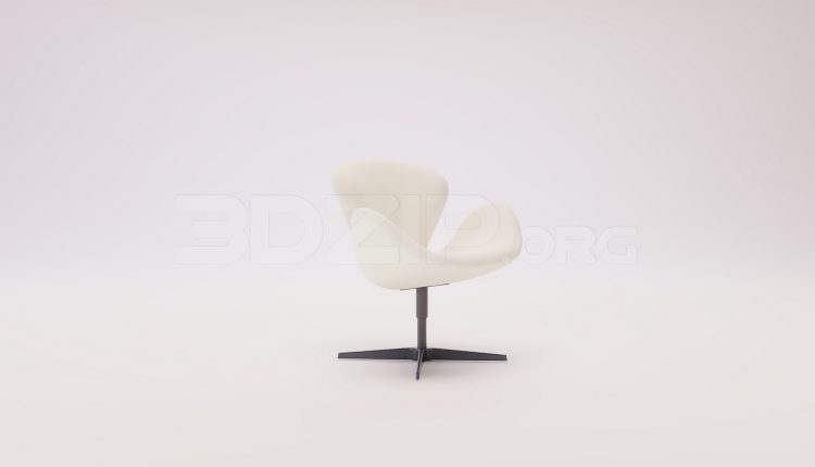 18781. 3Ds Max Office Chair Free 3D Model Download (1)