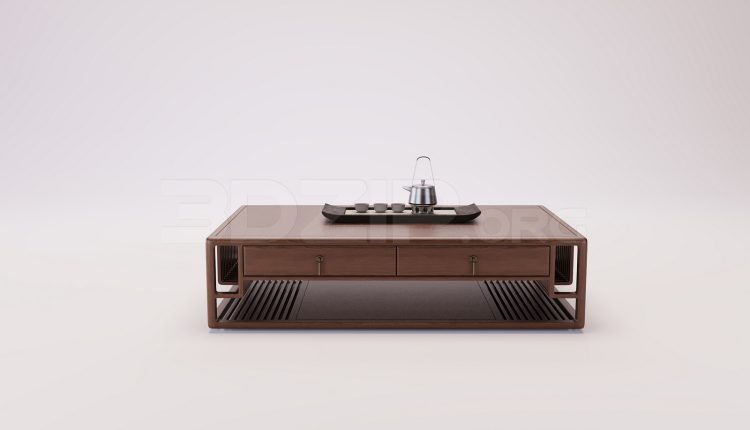 18789. Free 3Ds Max Tea Table Model Download (2)