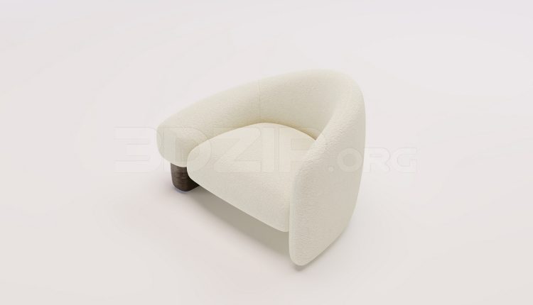 18841. Free 3Ds Max Armchair 3D Model Download (2)