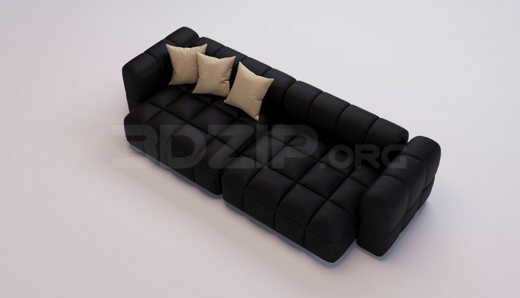 18875. Download Free Sofa 3D Model for 3Ds Max Interior Projects (1)