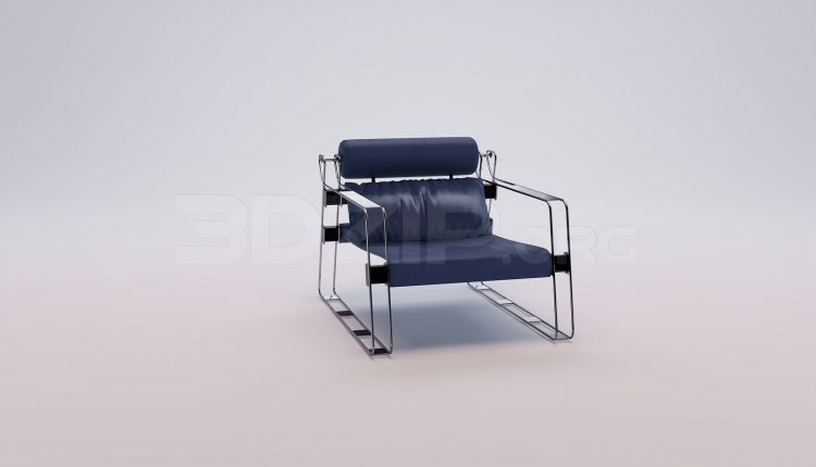 18877. Free 3Ds Max Armchair 3D Model Download (2)