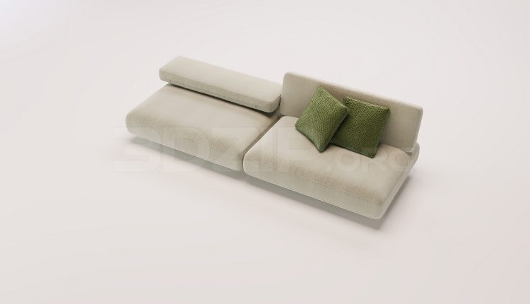 18889. Download Free Sofa 3D Model for 3Ds Max Interior Projects (2)