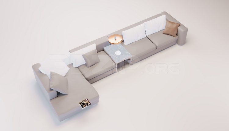 18894. Download Free Sofa 3D Model for 3Ds Max Interior Projects (1)