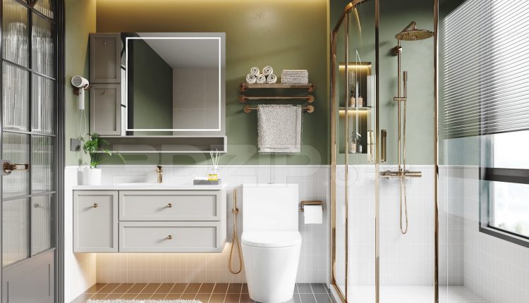 18910. Download Free 3Ds Max Bathroom Interior Model (1)