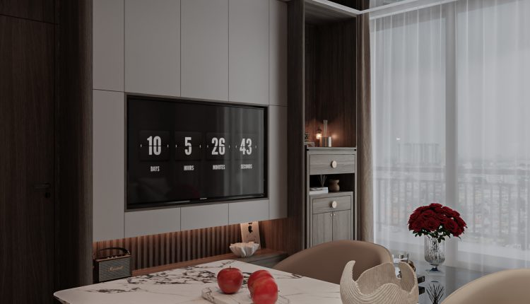 13829. 3ds Max Apartment Interior Model Download By Nguyen Quang Hai (5)