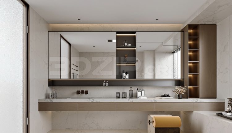 18953. Download Free 3Ds Max Bathroom Interior Mode (1)
