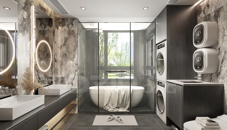 18961. Download Free 3Ds Max Bathroom Interior Model (1)