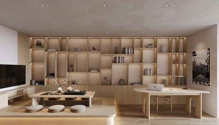 20248. Free Download 3d Tea Room Interior Model (1)