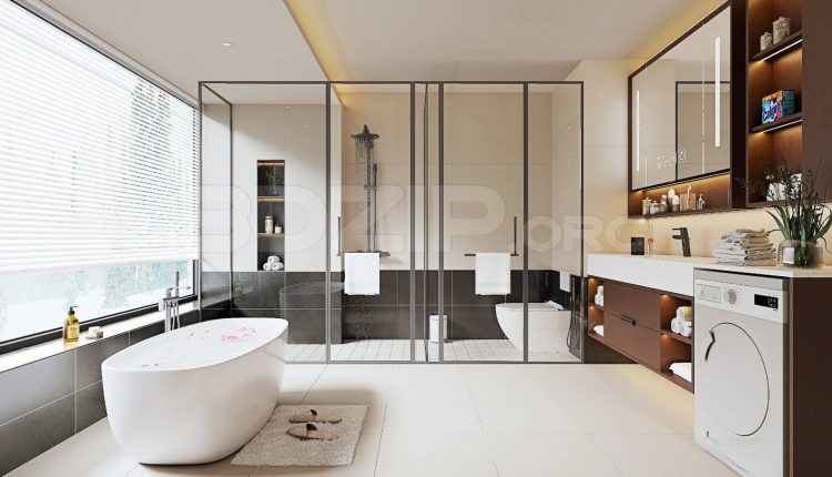 18995. Download Free 3Ds Max Bathroom Interior Model (1)