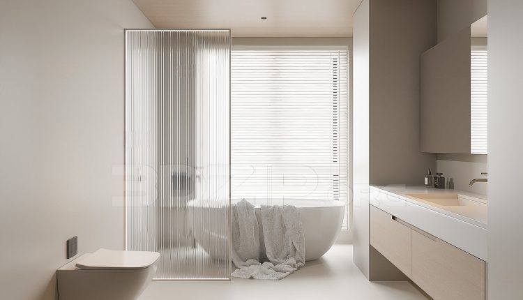 19002. Download Free 3Ds Max Bathroom Interior Model (1)