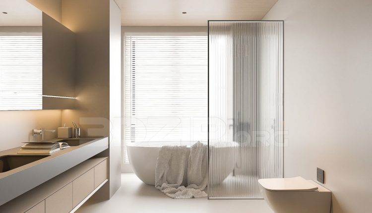 19004. Download Free 3Ds Max Bathroom Interior Model (1)