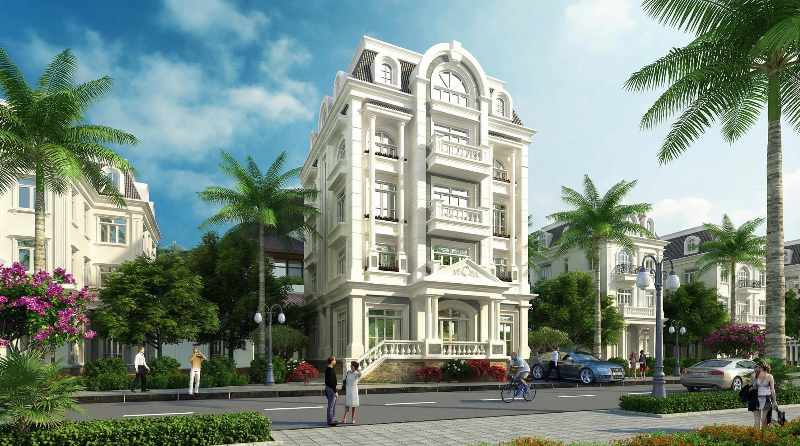 20288. Free 3D Classic House Exterior Model Download By Nguyen Hai (1)